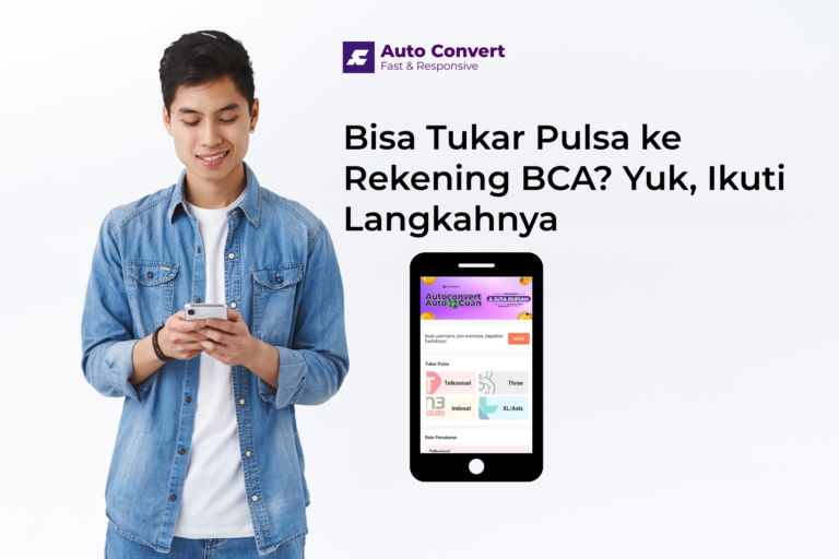 tukar pulsa ke rekening bca