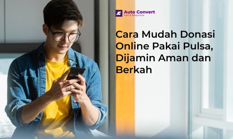 donasi online pakai pulsa di autoconvert