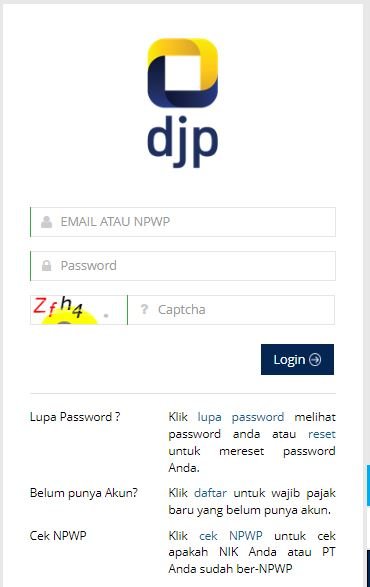 Daftar NPWP Online