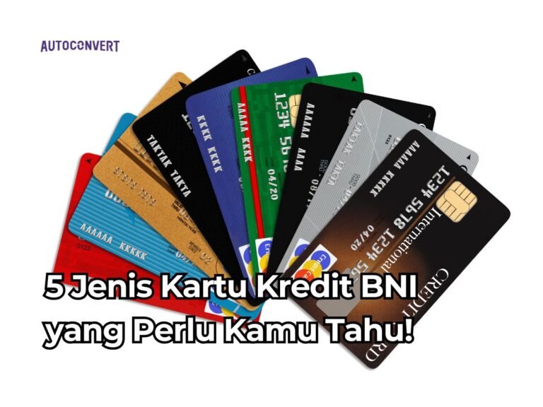 jenis kartu kredit bni