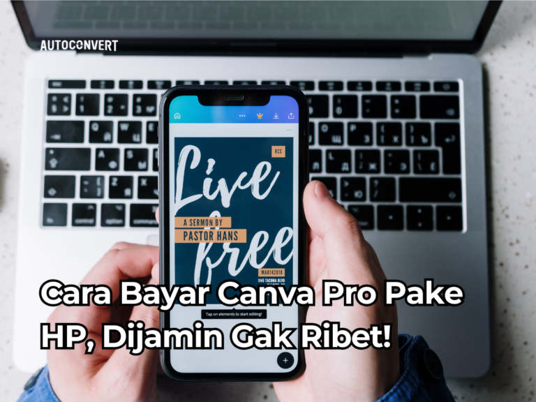 cara bayar canva pro