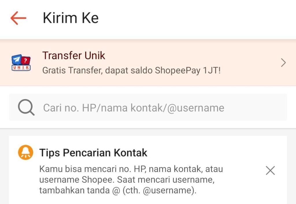 cek nomor shopeepay