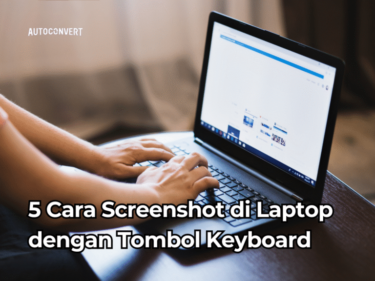 cara screenshot di laptop