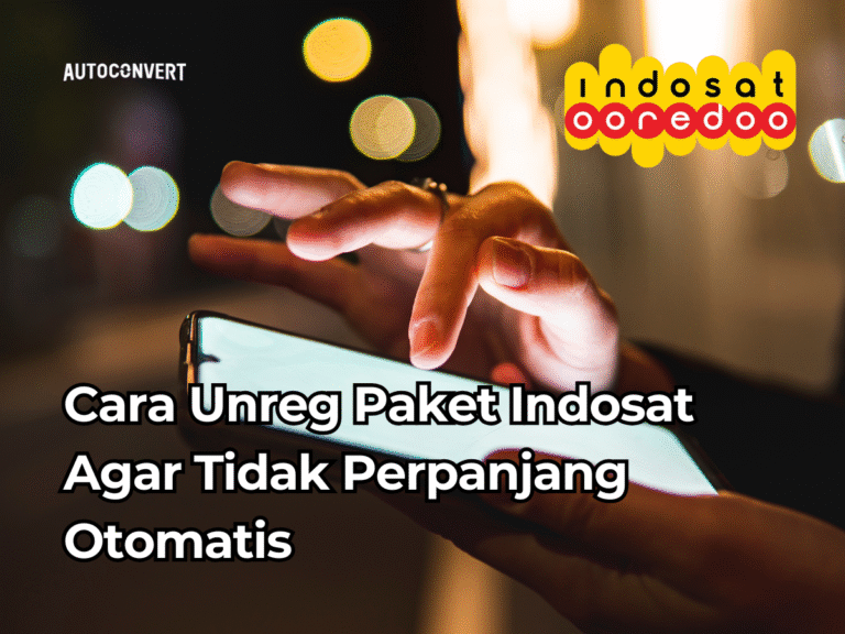 cara unreg paket indosat