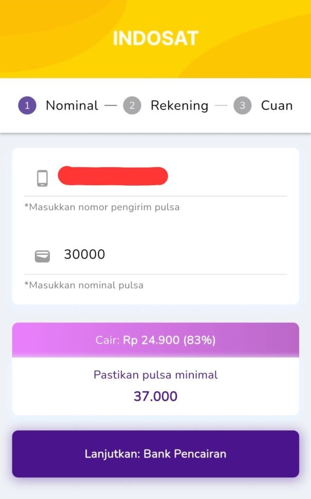 minimal top up gopay