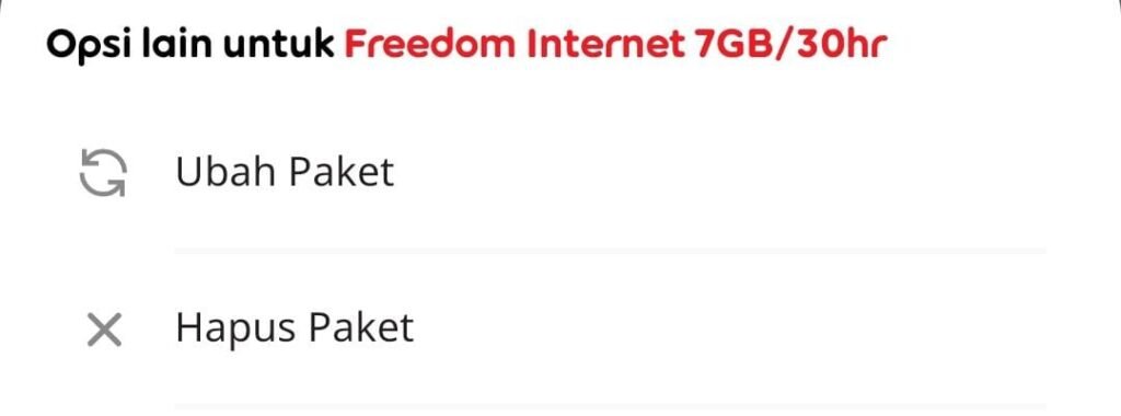 cara unreg paket indosat