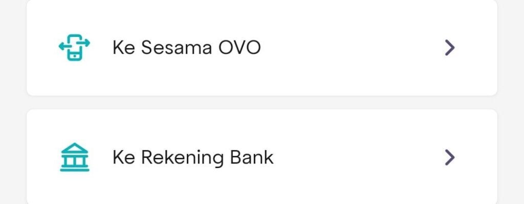 transfer ovo ke dana