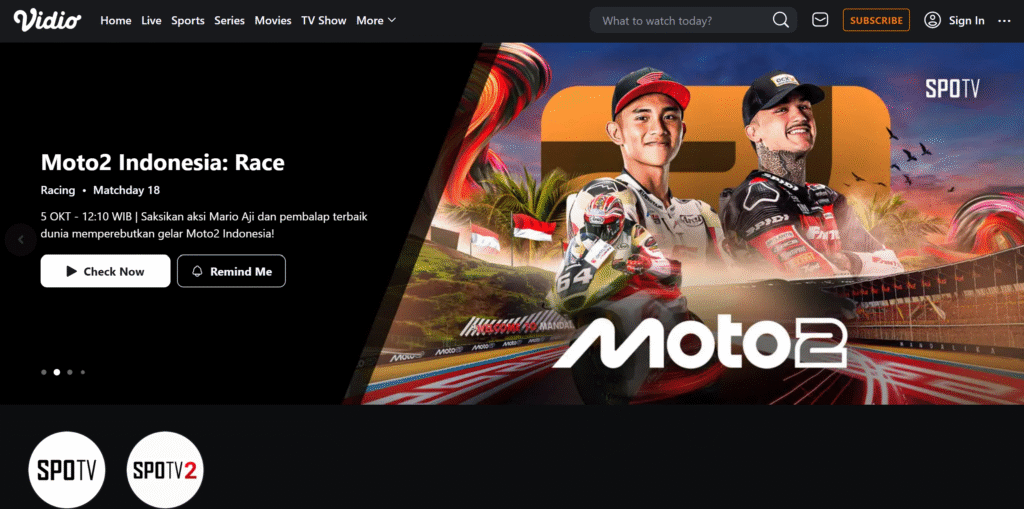 live streaming motogp