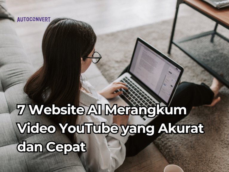 ai merangkum video youtube