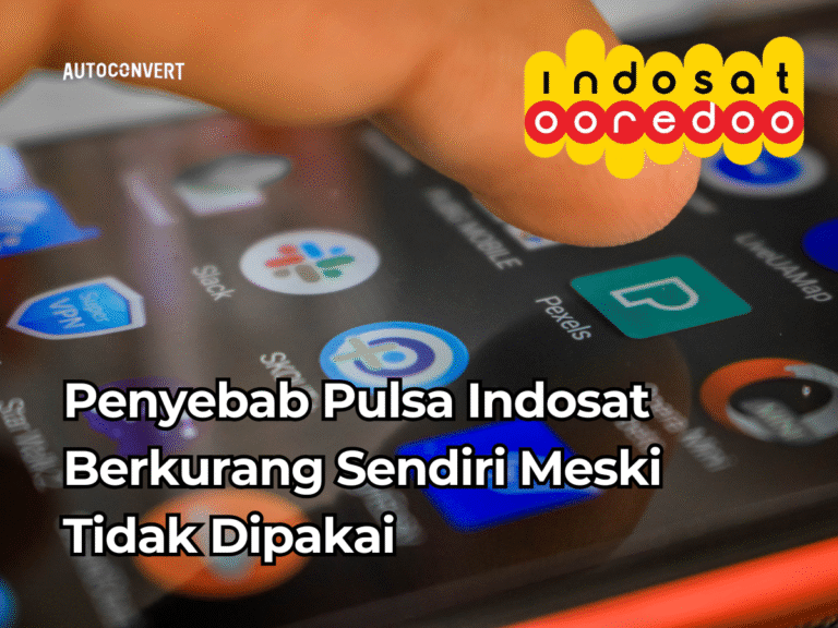 pulsa indosat berkurang sendiri