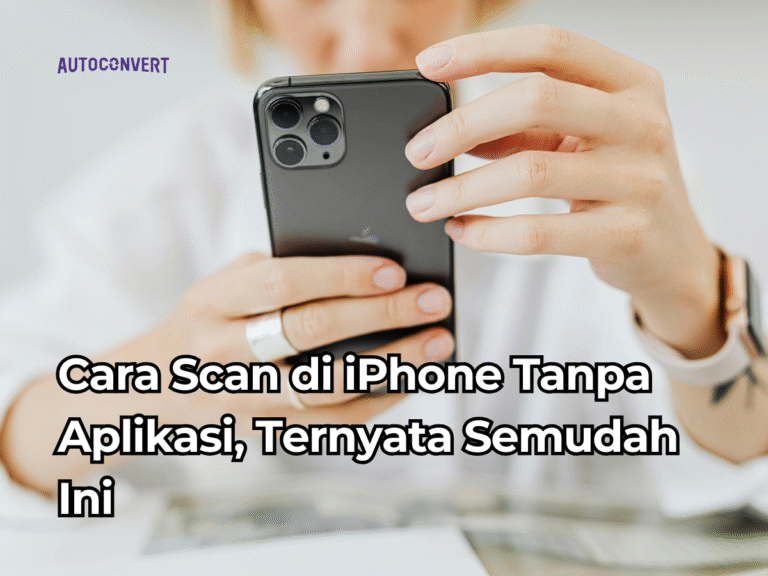 cara scan di iphone