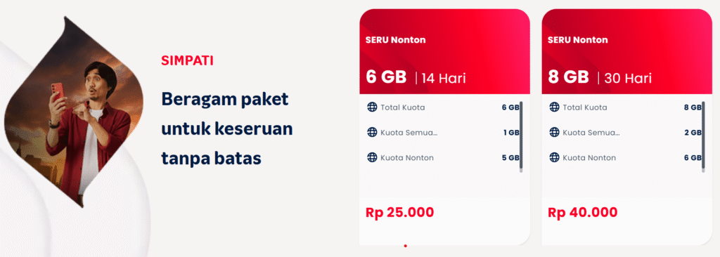 kuota nonton telkomsel