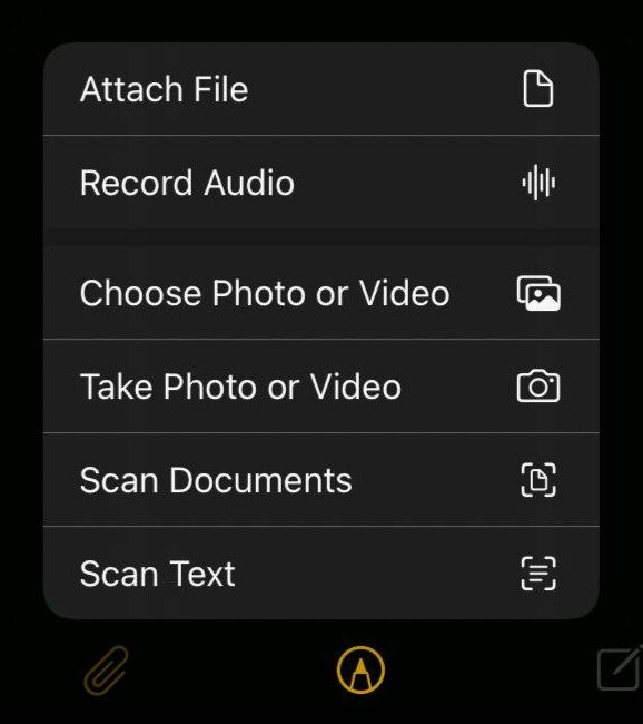 cara scan di iphone
