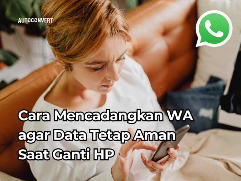 cara mencadangkan wa